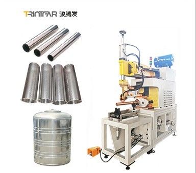 High-speed automatic longitudinal tubular circular seam welding machine