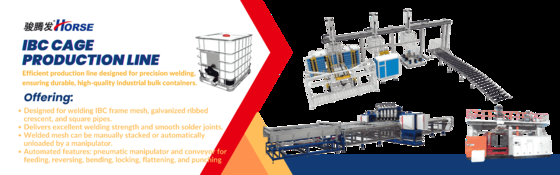 IBC ton barrel steel frame automatic production line