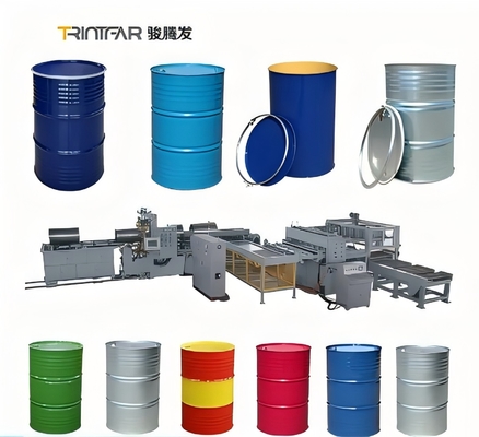 200L High-speed Fully Automatic Steel Drum Production Line