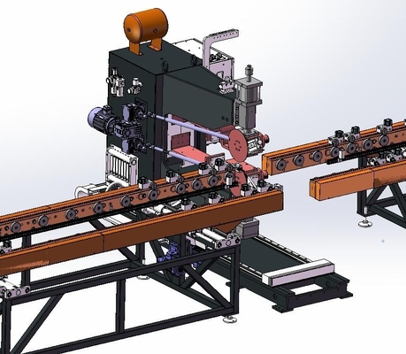 Automatic loading and unloading fully automatic transformer cooler production line