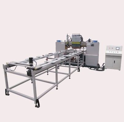 Manual loading and unloading automatic multi-head gantry wire mesh welding machine