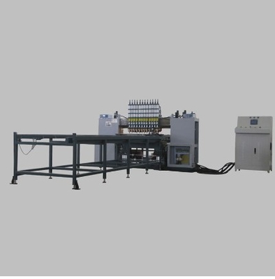 Trintfar automatic production line, used for welding the inner shells of ovens, microwave ovens and food dryers, as well as the welding machines.