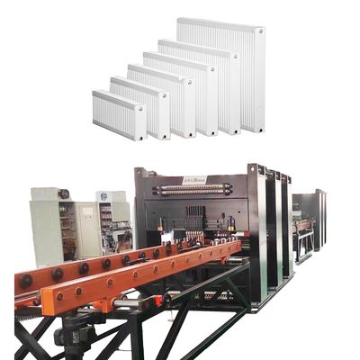 Fully automatic power transformer radiator production line, industrial manufacturing,including fully automatic production lines such as hot press machines, seam welding machines, and palletizing robot