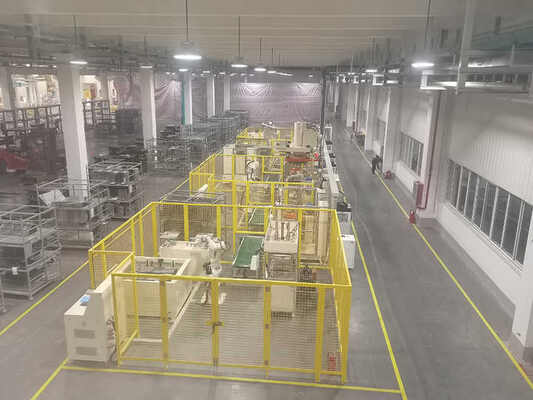Polishing and welding production line for oven/microwave oven inner containers, high-speed fully automatic production line, direct sales by manufacturer