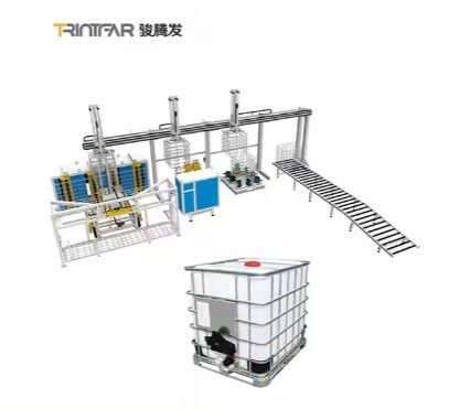 IBC ton barrel frame production line (equipped with bending machine) fully automated / automated operation guide /fully automatic ton barrel production line / factory direct production and sales equip