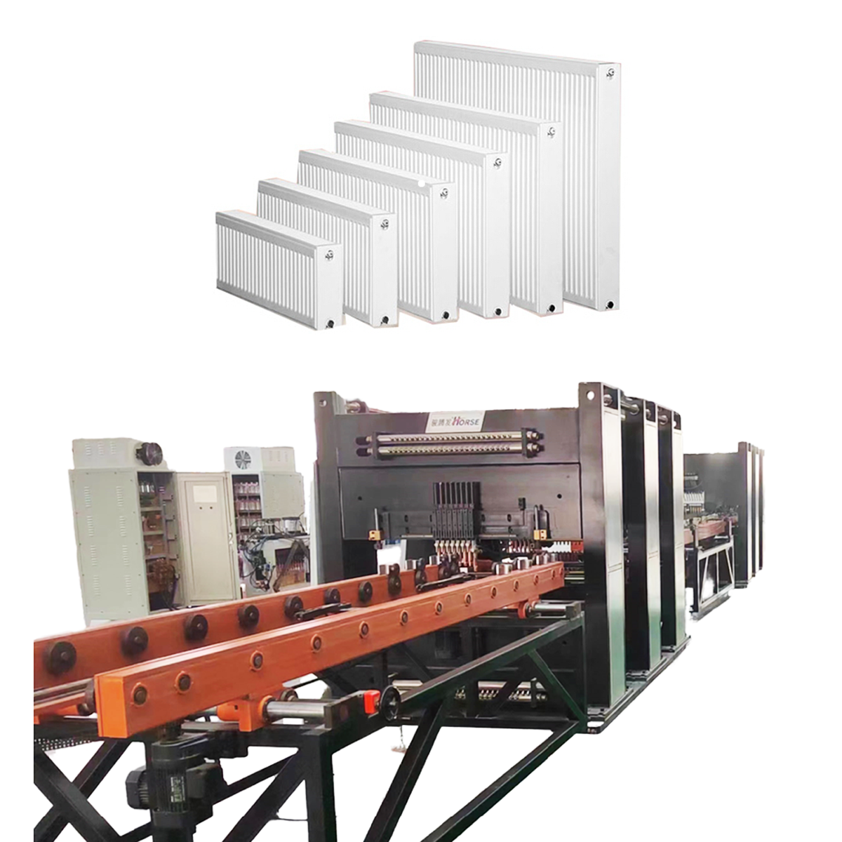 Feed Radiator Transformer plate-type radiator fully automatic feeding and discharging ...