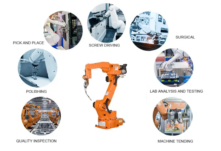 Industrial Palletizing Stacking Carry Grab Bag Box Package Robot Handling Robot Arm 2