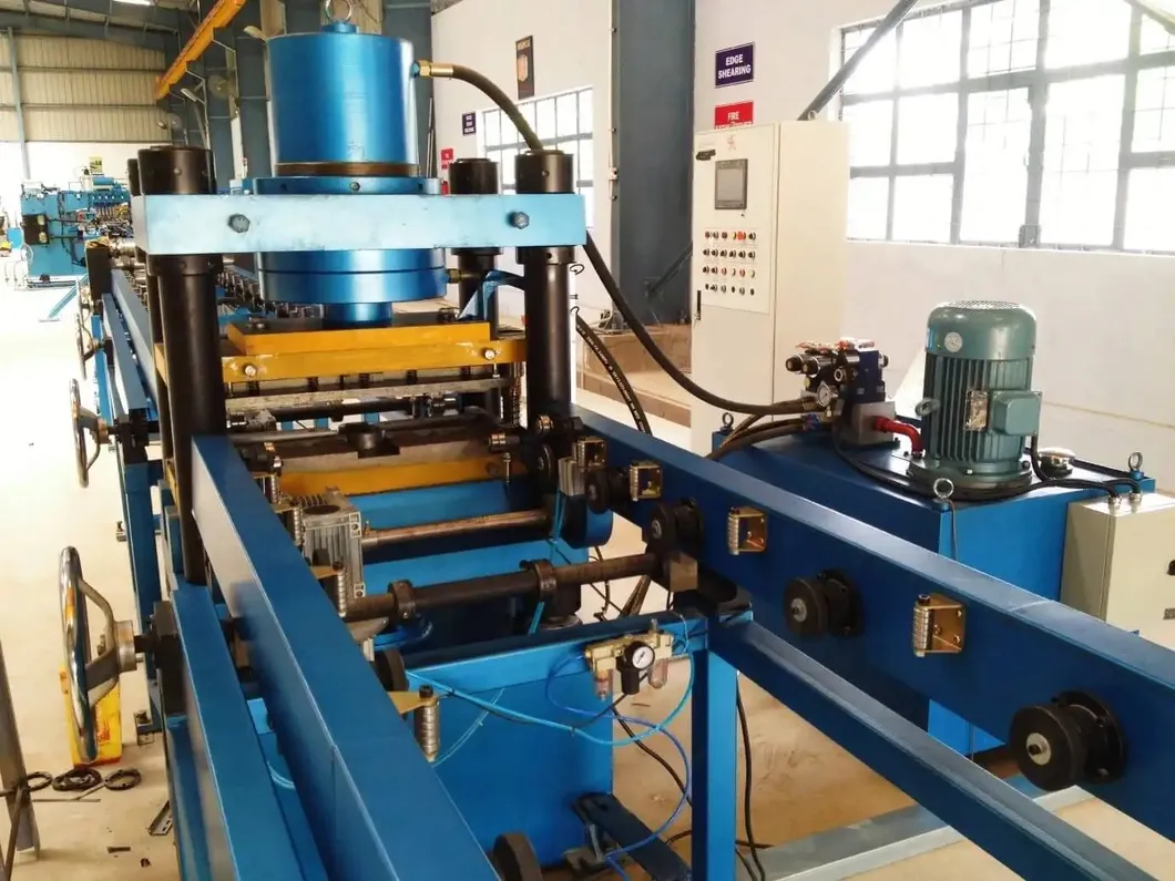 Cooling Corrugated Fin Walls Distribution Power Transformer Oil Immersed Radiator Fin Automatic Welding Production Line 6